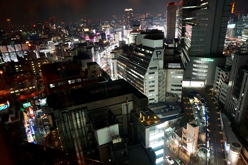 Tokyo at night.