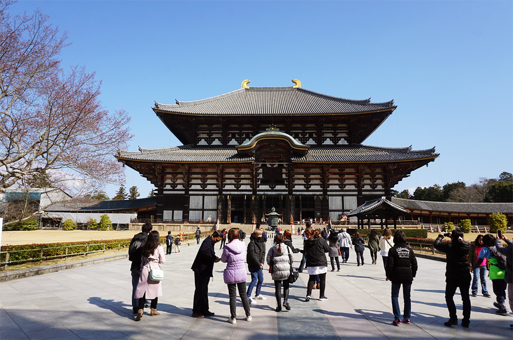 The exterior of Toda-ji Temple.