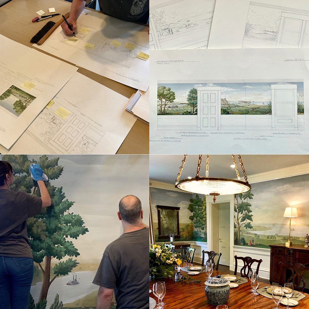 Behind the scenes with Simes Studios in the dining room